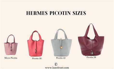 replica hermes picotin|Hermes picotin size chart.